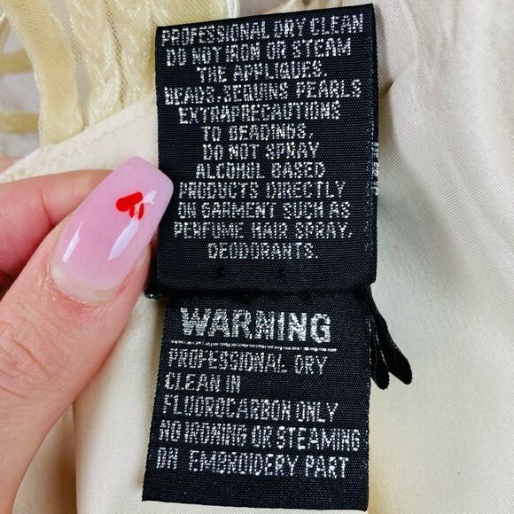 Terani Couture Ruched Champagne Cocktail Prom Dress 4 - Picture 11 of 11